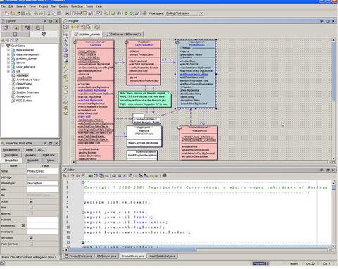 Screenshot-Borland Together Architect 1.1